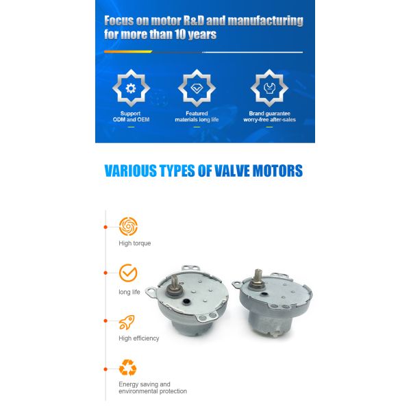 Factory  Customized DC3-24v Various Valve Motor High Torque Metal Micro Gear Motor