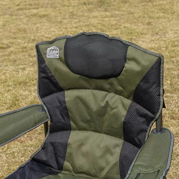 New Lightweight Aluminum Portable Camping Chair Modern Style Simple Folding Beach Chair with Armrest for Fishing Cotton Material