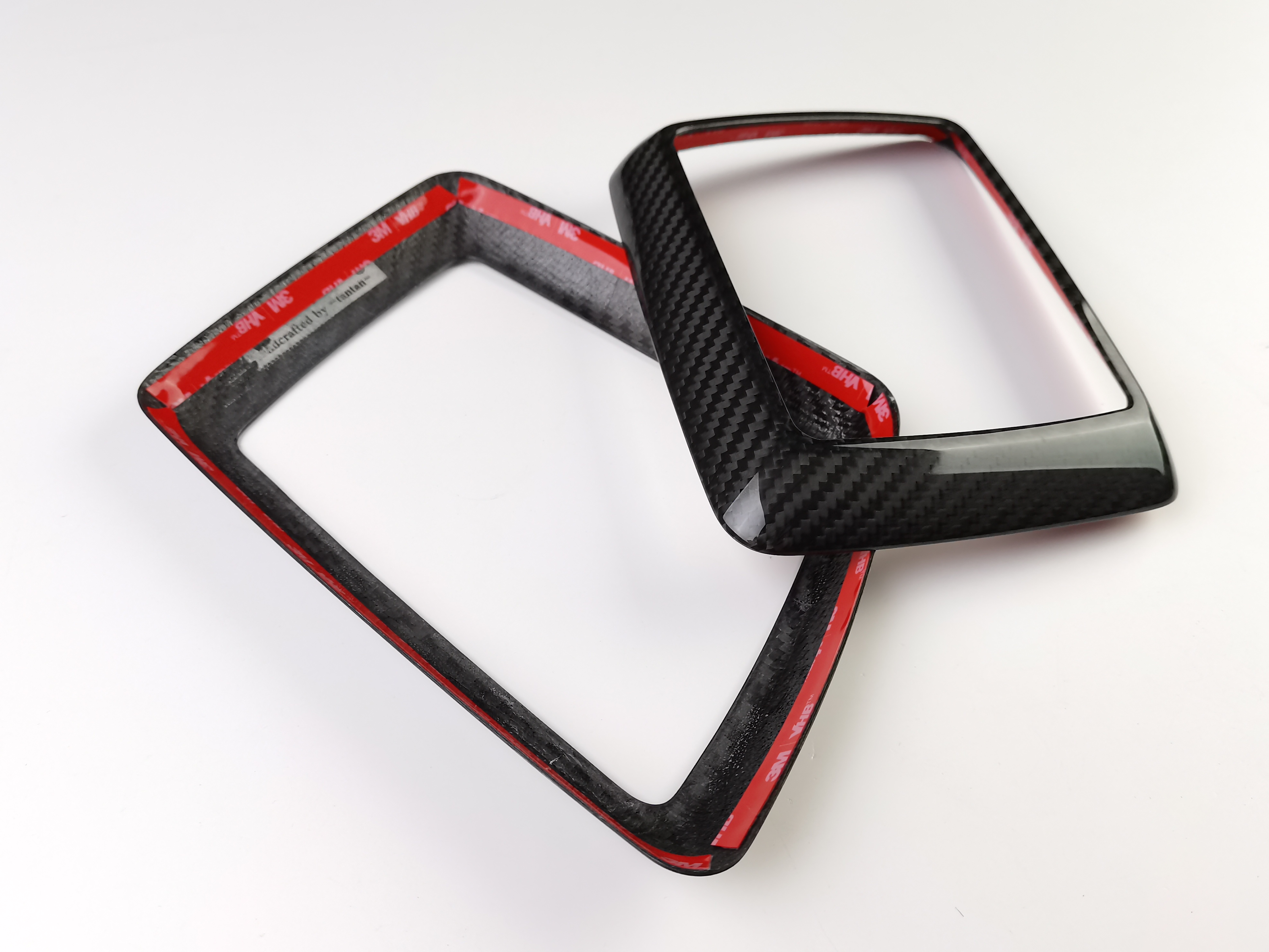 Carbon Fiber Hood Light Frame for AMG G63 Mercedes W464 W463A Brabus G500 G65 4x4 Accessories Front Headlight Frame Car Exterior