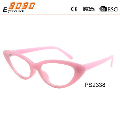 2019 Girl's beautiful cat-eye shapes sunglasses,made of plastic
