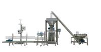 2-4 Bags/Min Powder Auger Filling Machine Double Screw Feeding 5-25kg