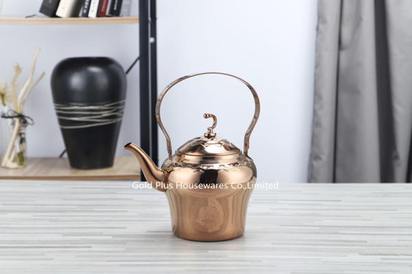 14.16,18cm Home hotel tea maker natural color ancient teapot double wall stovetop coffee whisting kettle