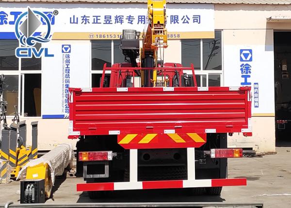 Chassis 12 Tons HIAB Telescopic Truck Mounted Crane 6X4 LHD Cargo Lift Heavy Duty