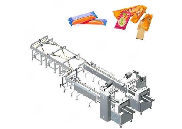 Individual Food Packing Machine Cookies Packaging Machine Speed 40-230bags/min
