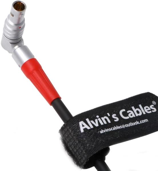 Duplo-Motor-cabo para MDR 4-Pin-Male Rotatable ao cabo masculino duplo do Direito-ângulo 4pin para o foco sem fio de Arri LBUS FIZ MDR