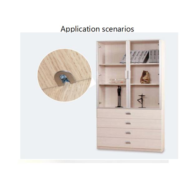 13mm Height Zinc Alloy Cabinet Connector Cam Lock Housing for Wood Joint Rafix Connector