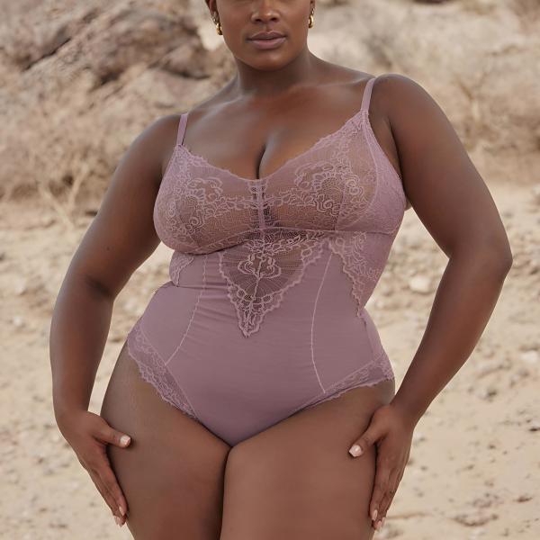 Flattering Shapewear Bodysuits with Hourglass Powermesh Lining