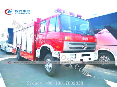 Caminhão da luta contra o incêndio de Dongfeng 4X4 com o tanque da água 6000L e da espuma