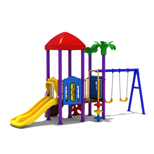 Le terrain de jeu fait sur commande en plastique de parc d'attractions glisse le divertissement de LLDPE extérieur