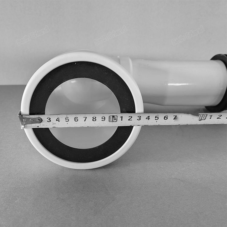 General Enhanced Floor-Standing Drainage Polyvinyl Chloride / Polypropylene Material Toilet Elbow With Question Mark Drain Pipe