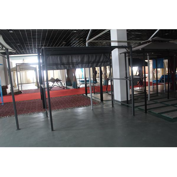 Steel Frame Gazebo Pavilion Pergola with 2.45*1.37*2.15M Size and Collapsible Design
