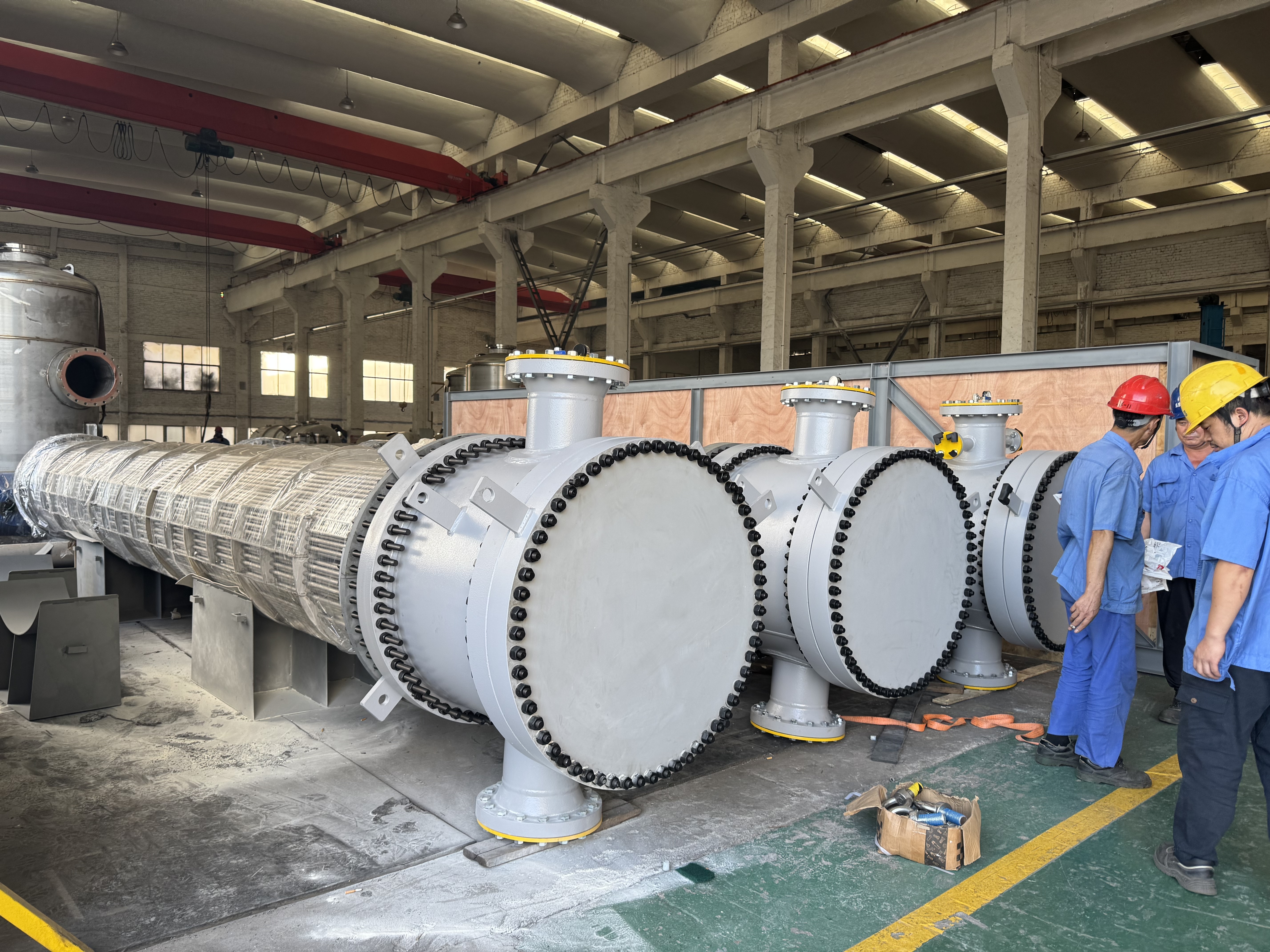 Stainless Steel Floating Head Type Heat Exchanger Food Beverage Biotechnology