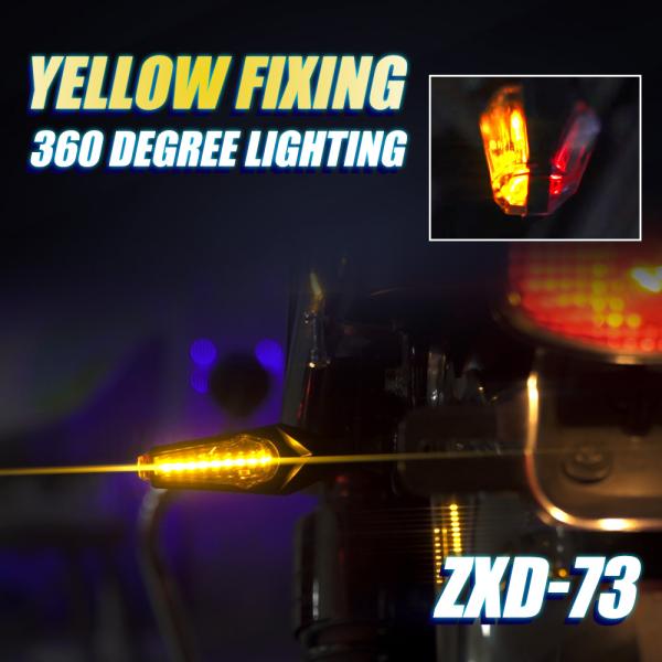 DC12V Motorcycle Turn Indicator Signal Light Fixing Lamp Dynamic Yellow Blue Red White