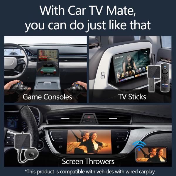 Universal Android Carplay Box with 1080P HDMI Output 58x15mm