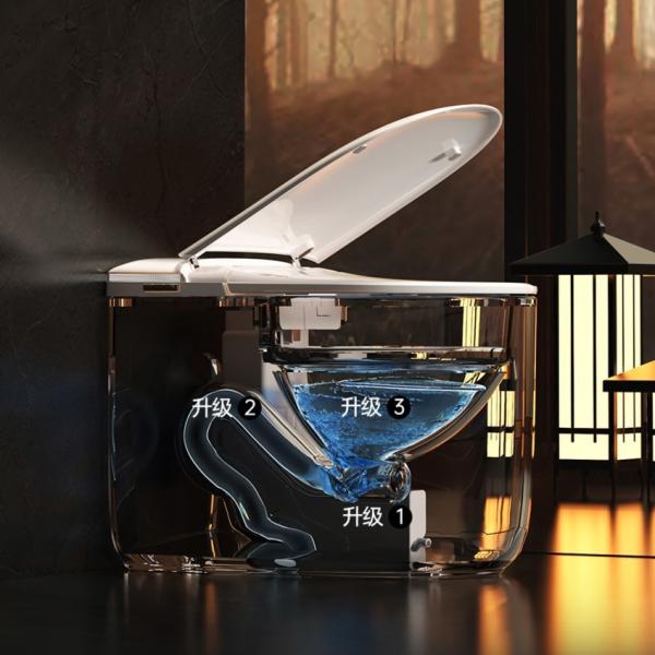 Smart Toilet Water Proof IPX4 Nozzle Self-cleaning Tankless Toilet
