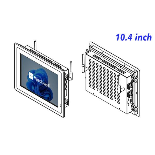 10.4-Inch Windows Display for Industrial Dashboards and HMI Systems