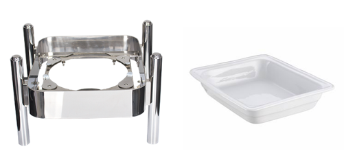 Блюдо индукции ГН1/2 Мордерн небольшое ссаживая с большой крышкой стеклянного окна плоской для сервиса связанного с питанием