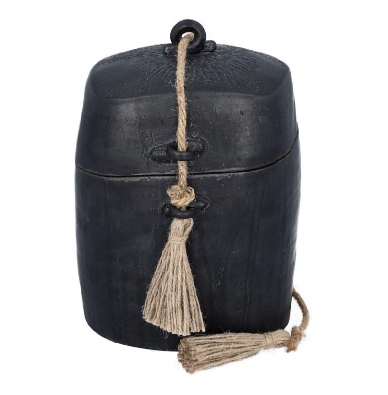 Wholesale Matte Black Ceramic Cremation Urn