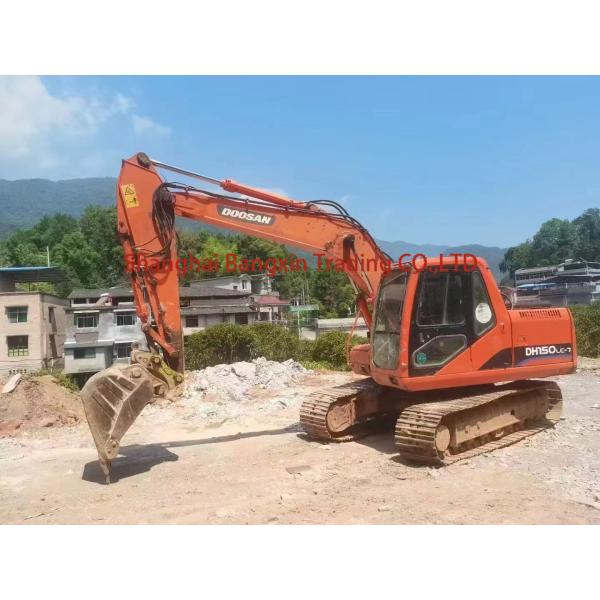 Second Hand Excavator Doosan DH150LC-7 Original Hydraulic Valve Included