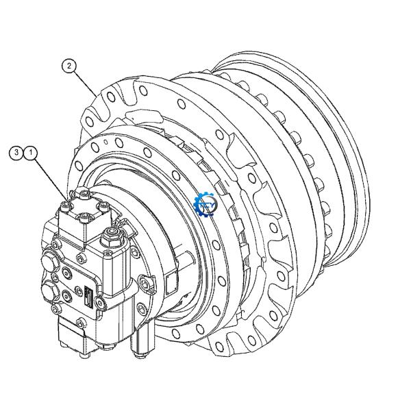 507-6558 507-6559 507-6564 Excavator Final Drive Track Device GC Caterpillar 320D2 320320d2 E320GC