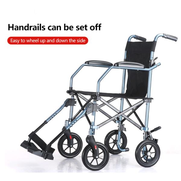 Пожилая/неработающая облегченная складывая кресло-коляска 8.8kg с Breathable валиком
