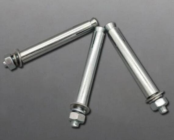 JB/ZQ4763 Expansion Hex Head Bolt Zinc Plated Carbon Steel Material