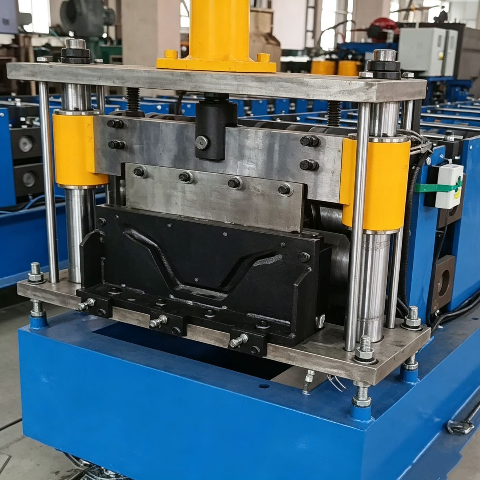 0.3-0.8mm PPGI Galvanized Sheet Aluminum Rain Gutter Roll Forming Machine Residential Commercial Building Roof Drainage Project