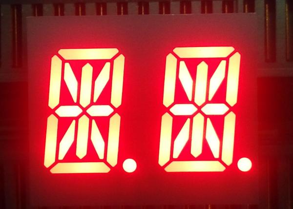 Red 7-Segment LED Display 5V Operating Voltage 0.1W Power Consumption Long Life Span