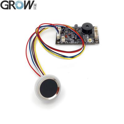 Grow KS200+R502-F Anel circular LED Painel de controle de acesso de impressões digitais
