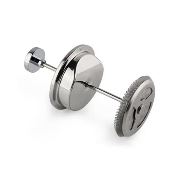 1L Stainless Steel Plunger Coffee Pot 51oz Manual Double Walled Insulated Teapot