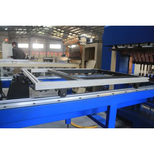 HWASHI Automatic Spot Welding Machine with 34000A Max Current 1200mm Adjustable Width and Digital Touch Screen Control for Sheet Metal