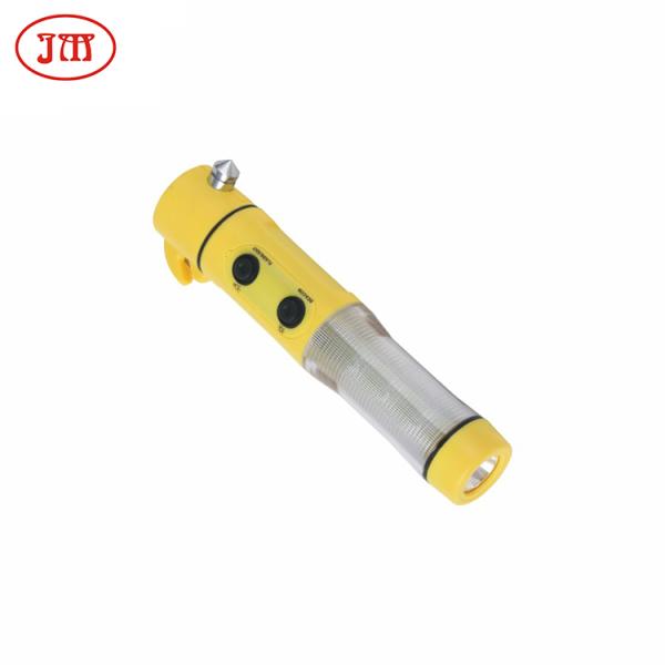 Roadside Accident 4 In 1 Led Flashlight Emergency Mini Safety Hammer for Vehicles
