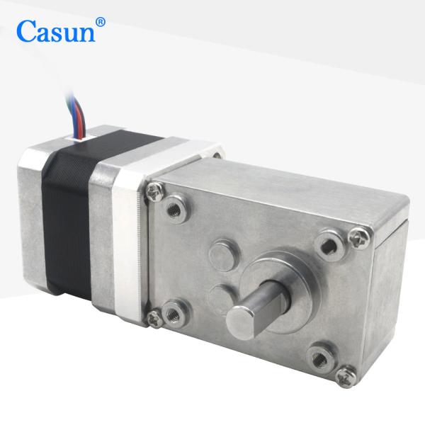 Casun Nema 17 Hybrid Stepper Motor with Worm gear reducer 270mN.m 2.93V 36/1 Ratio