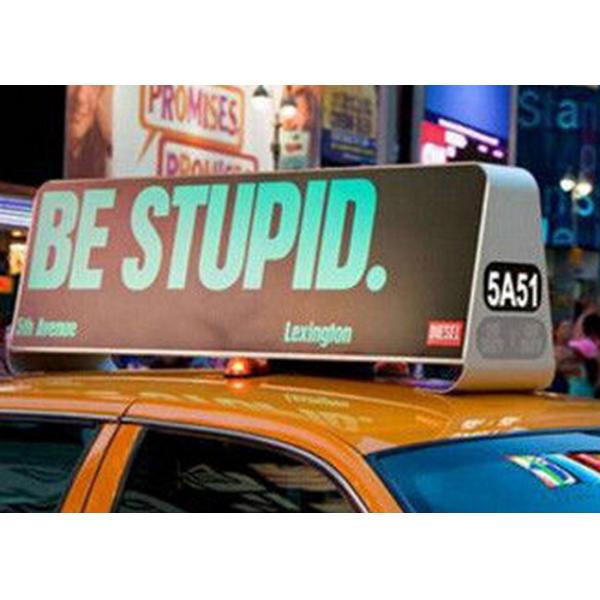 На открытом воздухе знак такси СИД для рекламировать потребление 160кс160мм низкой мощности