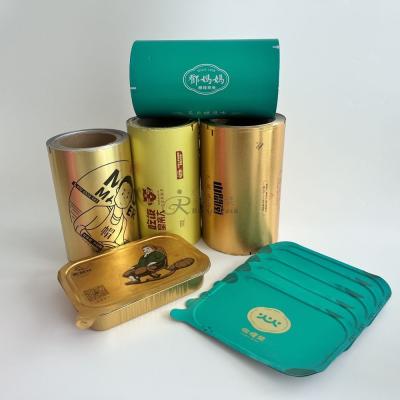 AL Heat Sealing Film For PS / PP / PE / PET Cups Easy Peel Beverage Packaging Solution