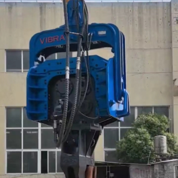 High Impact Energy Per Blow Four Eccentric Pile Driver – Integrated Control Valve Assembly & High-Flow Merging Valve Unit