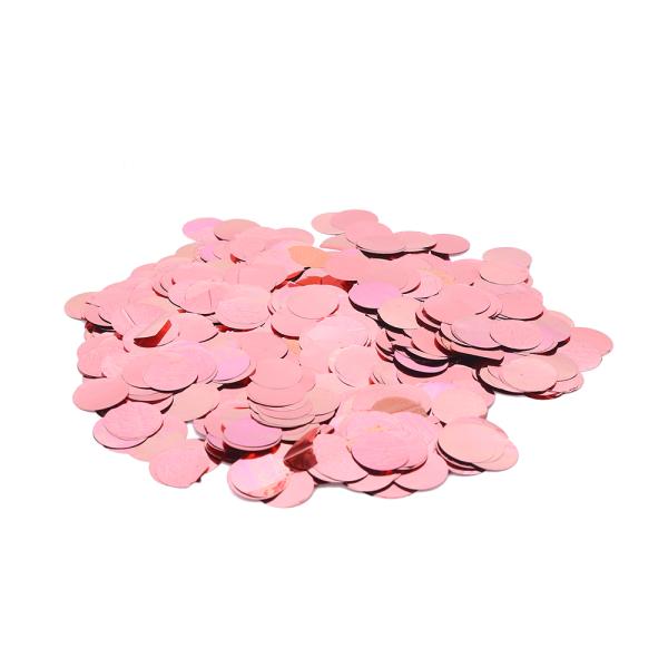 Розовое золото светя металлическому карамболю стрелка Confetti Popper партии круга фольги