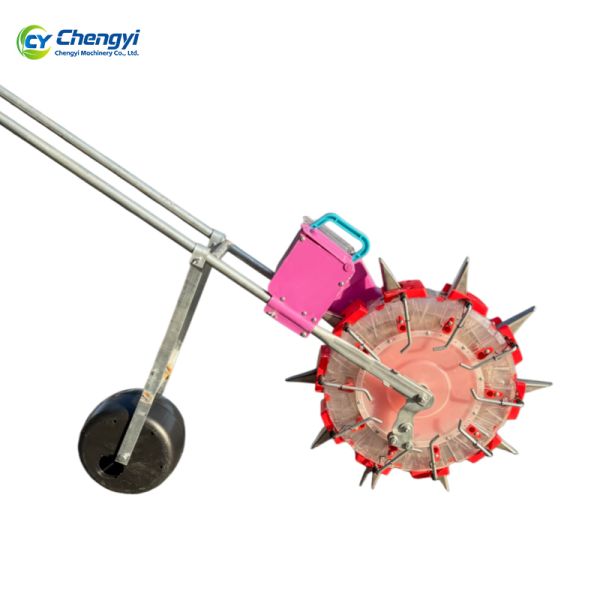 Farmland Heavy Duty Hand Push Seeder With Rust Resistant Coating 4Kg Seed Capacity