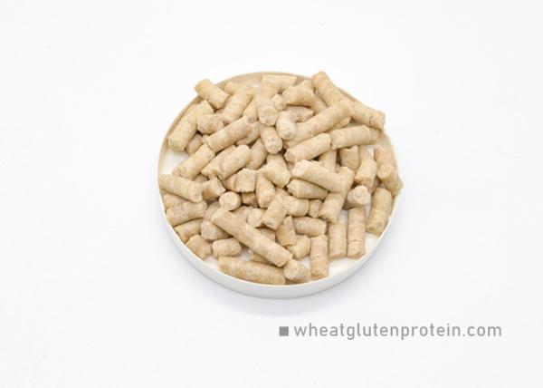 75% Dry Protein Content Wheat Gluten Feed Pellets at Cylindrical pellet