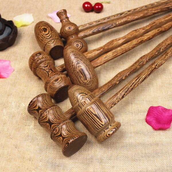 Chicken Wing Wooden Massage Hammer Stick Multifunctional For Fitness