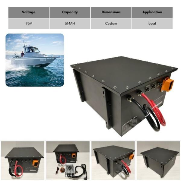 EV Boat Lifepo4 Battery Pack 72V 96V 144V 300V Lithium Powerpack Boat Battery