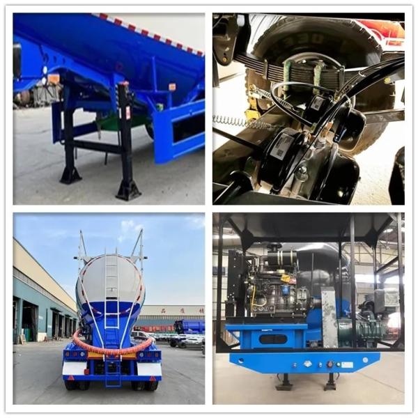 70 Ton Stainless Steel Fuel Tank Semi-Trailer Flatbed Chassis for Oil Tanker 40FT 20FT