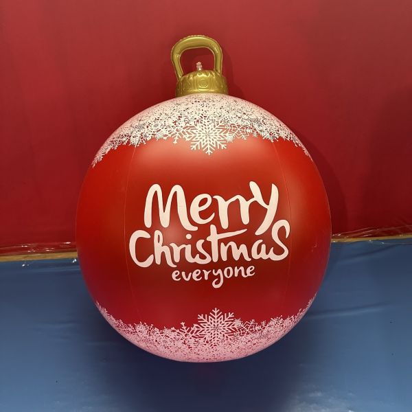 Inflatable Christmas Tree: Festive Decor with Colorful Ornaments & Star Topper—Portable, Quick-Inflate Holiday Decoration for Home/Parties