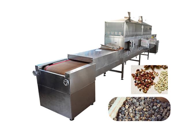 Low Temperature Pepper Drying Machine , Microwave Vacuum Drying Equipment