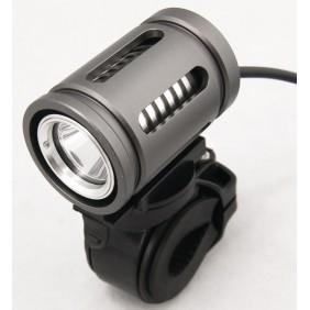Grey High Power Bicycle Flashing de prata ilumina 2200mAh 50mm x 33mm