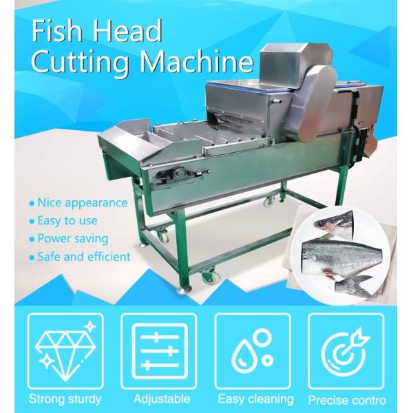 Tilapia Cutter Fish Processing Machine / Equipment Fish Head Tail Removal
