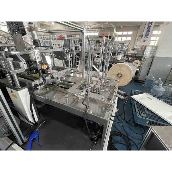 Máquina doble de la fabricación de la taza de café de la ondulación de la pared con control del PLC