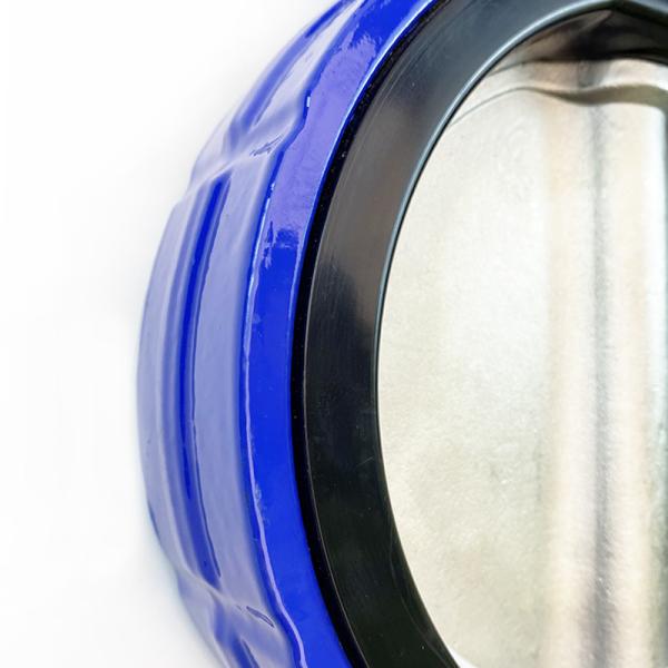 Powder Media DN80 Water Butterfly Valves With Pneumatic Actuator Sealing Performance