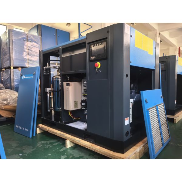 185KW VSD Direct-driven Water Cooling Oil-free Rotary Screw Compressor