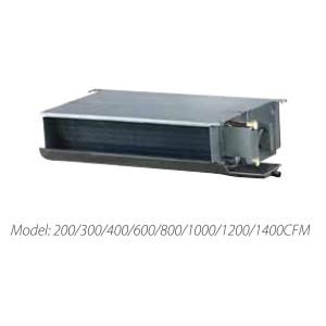 Remote Control 200 - 1400 CFM Ac 2 Pipe Fan Coil Ducted 4 Pipe Fcu System